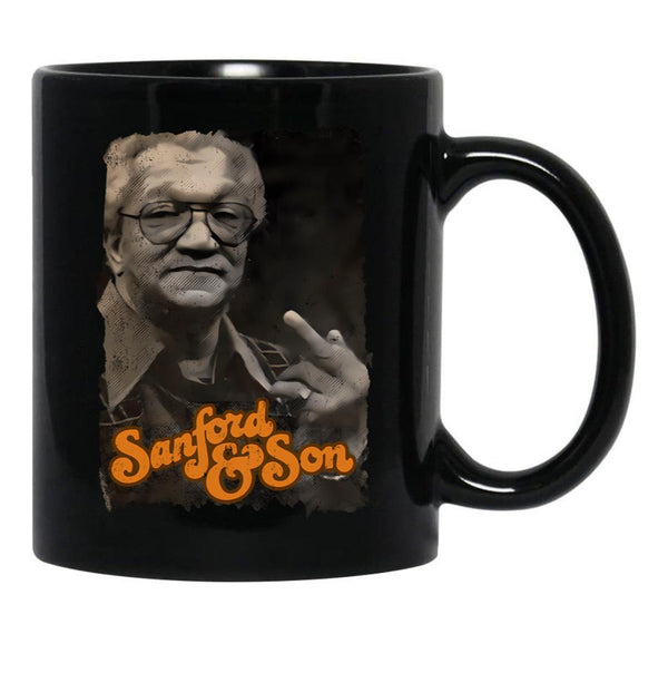 Middle Finger - Premium Black Coffee Mug, Gift Coffee Mug - Black