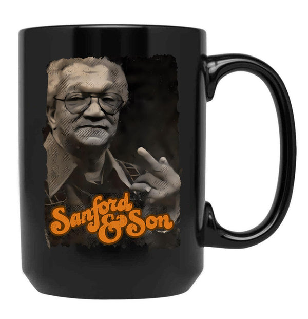 Middle Finger - Premium Black Coffee Mug, Gift Coffee Mug