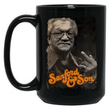Middle Finger - Premium Black Coffee Mug, Gift Coffee Mug