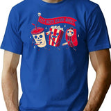 Midnight Movie T-Shirt for Men & Women, T-Shirts Graphic Tee - Blue