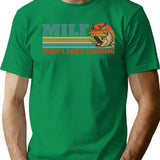 Milf Man I Love Fishing Retro Vintage Sunset Funny Fishing Gift (2) T-Shirt for Men & Women, T-Shirts Graphic Tee - Green
