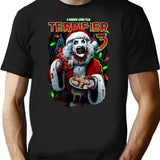 Milk And Carnage Red Christmas - Terrifier Christmas T-Shirt for Men & Women, T-Shirts Graphic Tee - Black