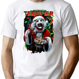 Milk And Carnage Red Christmas - Terrifier Christmas T-Shirt for Men & Women, T-Shirts Graphic Tee - White