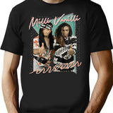 Milli Vanilli T-Shirt for Men & Women, T-Shirts Graphic Tee - Black