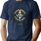 Minder Binder'S Tempe T-Shirt for Men & Women, T-Shirts Graphic Tee - Navy