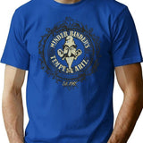 Minder Binder'S Tempe T-Shirt for Men & Women, T-Shirts Graphic Tee - Blue