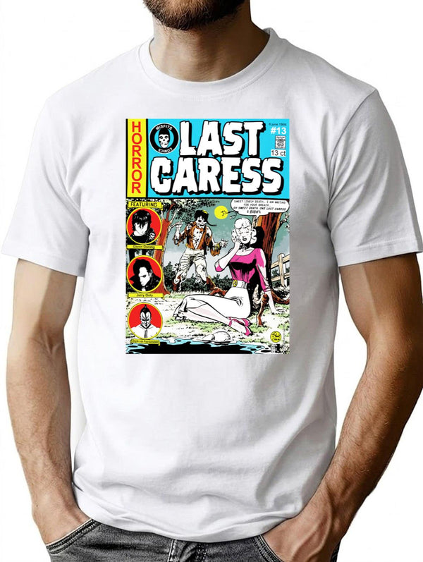 Misfits Last Caress Classic Premium Heavyweight Cotton T-Shirt - White