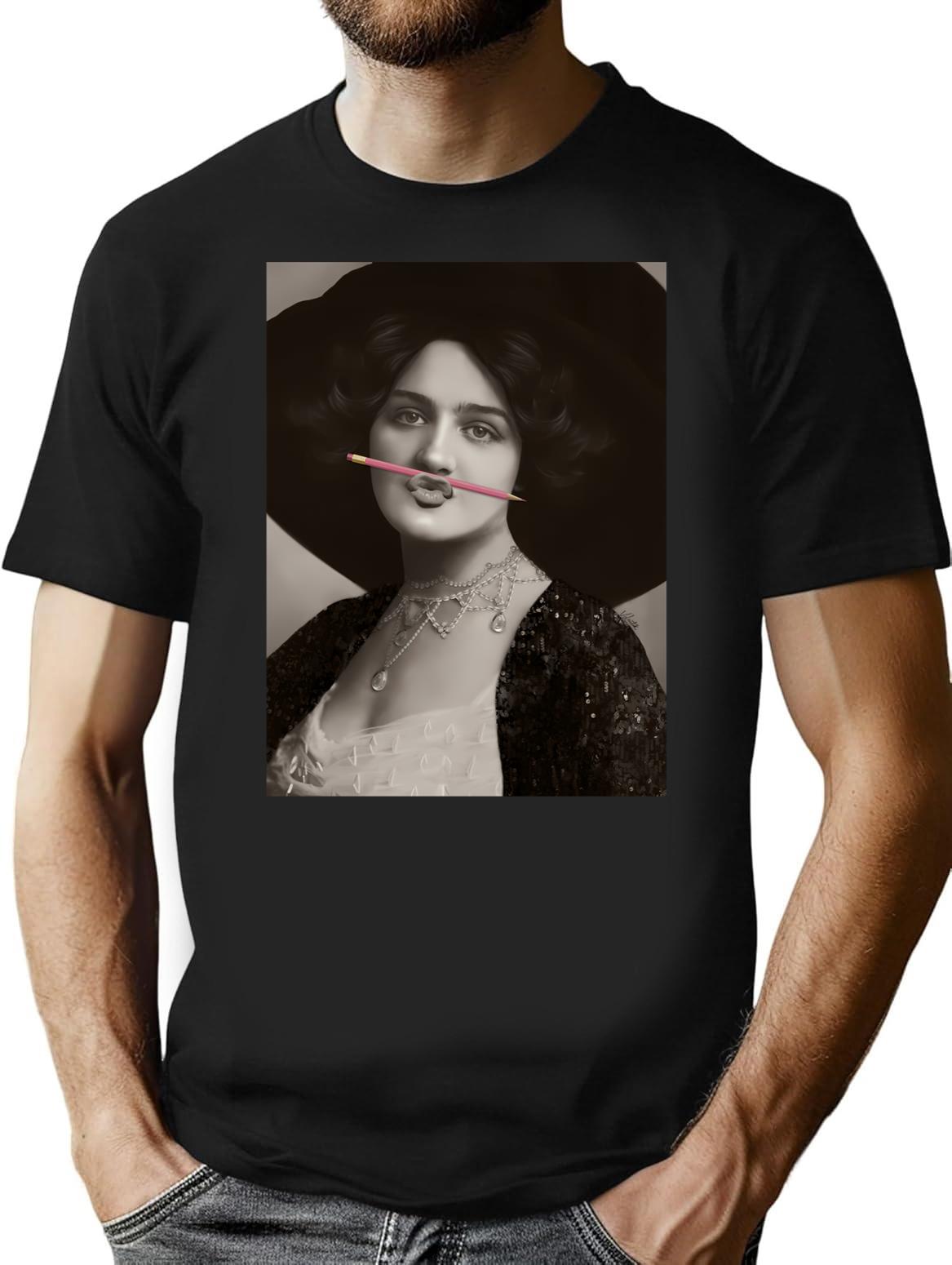 Miss Lily T-Shirt for Men & Women, T-Shirts Graphic Tee - Black