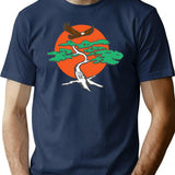 Miyagi-Do 24 T-Shirt for Men & Women, T-Shirts Graphic Tee - Navy