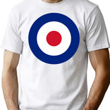 Mod T-Shirt for Men & Women, T-Shirts Graphic Tee - White