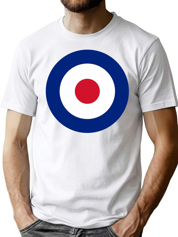 Mod T-Shirt for Men & Women, T-Shirts Graphic Tee - White