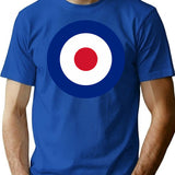 Mod T-Shirt for Men & Women, T-Shirts Graphic Tee - Blue