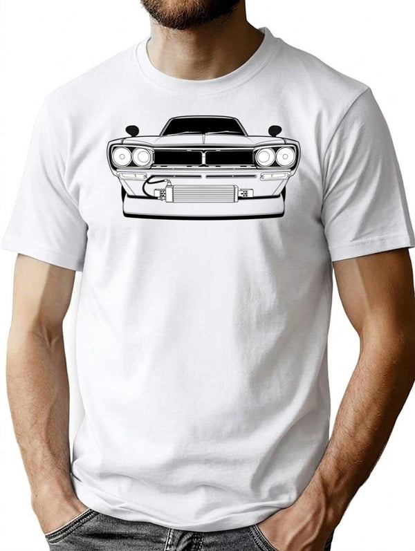 Modified Classic Djm Skyline T-Shirt for Men & Women, T-Shirts Graphic Tee - White
