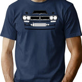 Modified Classic Djm Skyline T-Shirt for Men & Women, T-Shirts Graphic Tee - Navy