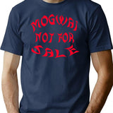 Mogwai Not For Sale Premium Heavyweight Cotton T-Shirt - Navy
