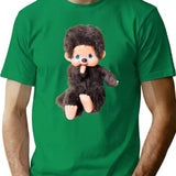 Monchichi Doll T-Shirt for Men & Women, T-Shirts Graphic Tee - Green