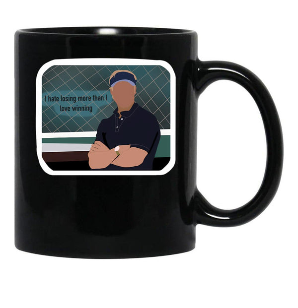 Moneyball Quote Black Coffee Mug, Gift Coffee Mug - Black