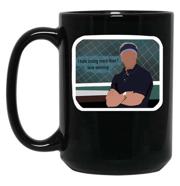 Moneyball Quote Black Coffee Mug, Gift Coffee Mug - Black