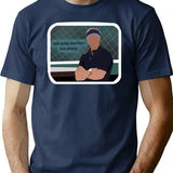 Moneyball Quote Premium Heavyweight Cotton T-Shirt - Navy