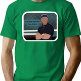 Moneyball Quote Premium Heavyweight Cotton T-Shirt - Green