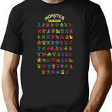 Monsters in My Pocket Premium Heavyweight Cotton T-Shirt - Black