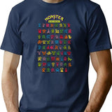 Monsters in My Pocket Premium Heavyweight Cotton T-Shirt - Navy