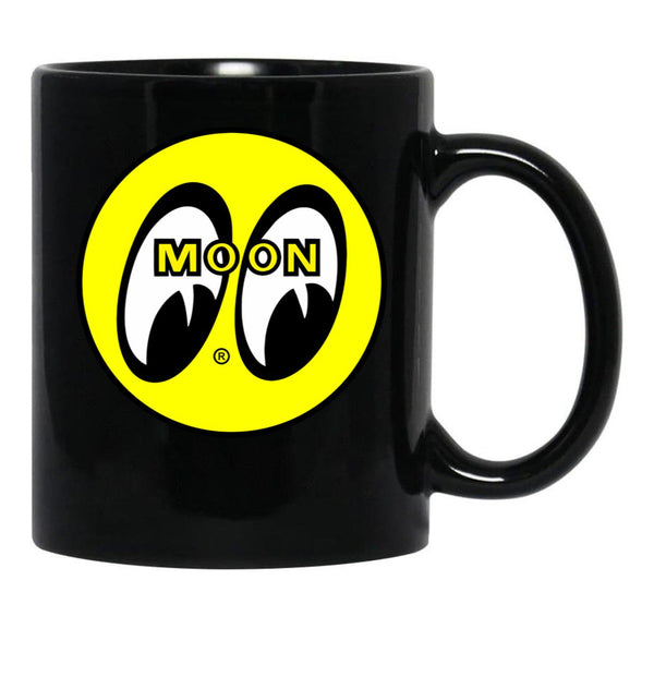 Moon Eyes Black Coffee Mug, Gift Coffee Mug - Black