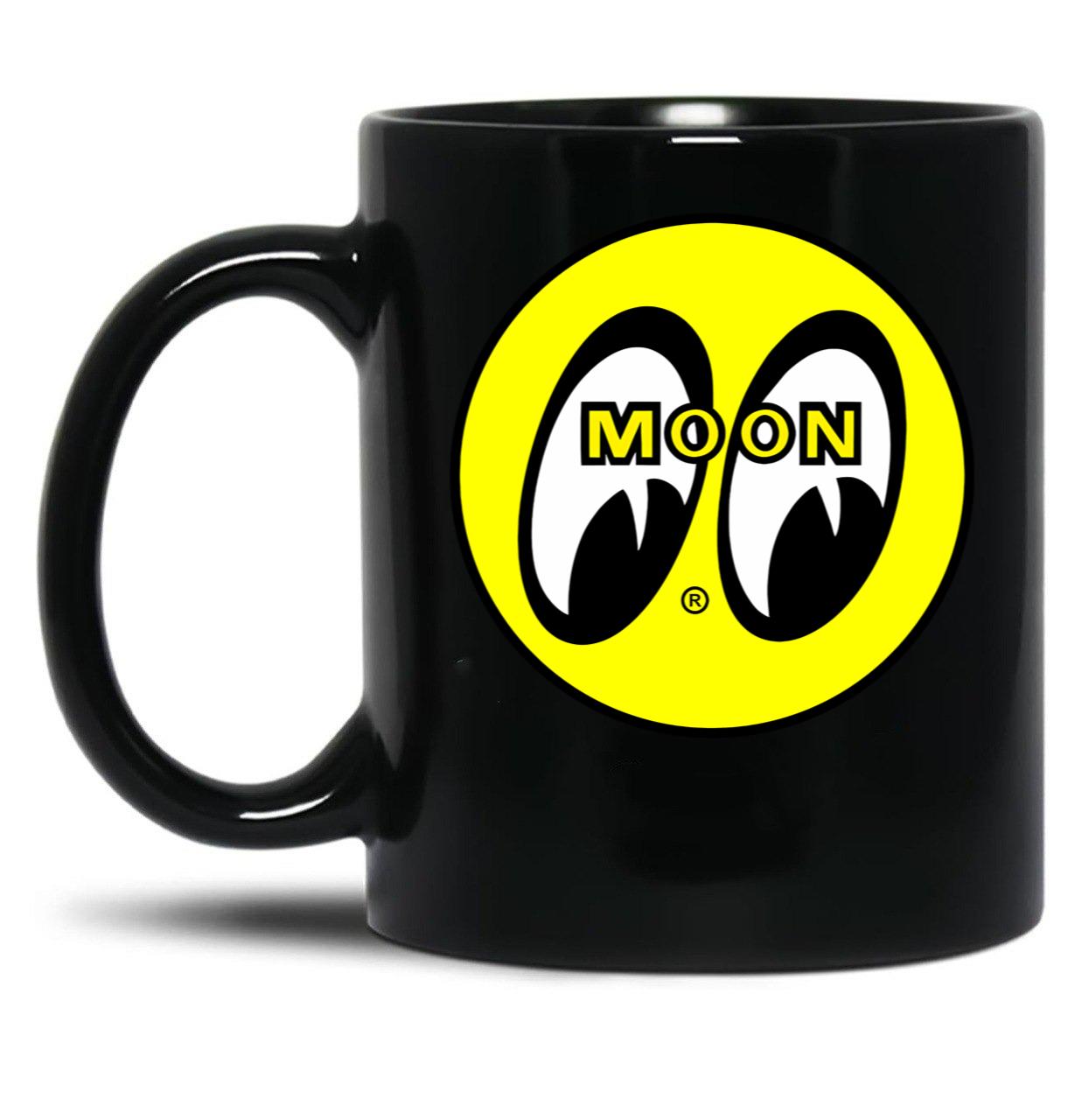 Moon Eyes Black Coffee Mug, Gift Coffee Mug
