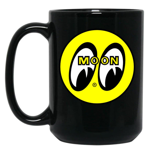 Moon Eyes Black Coffee Mug, Gift Coffee Mug - Black
