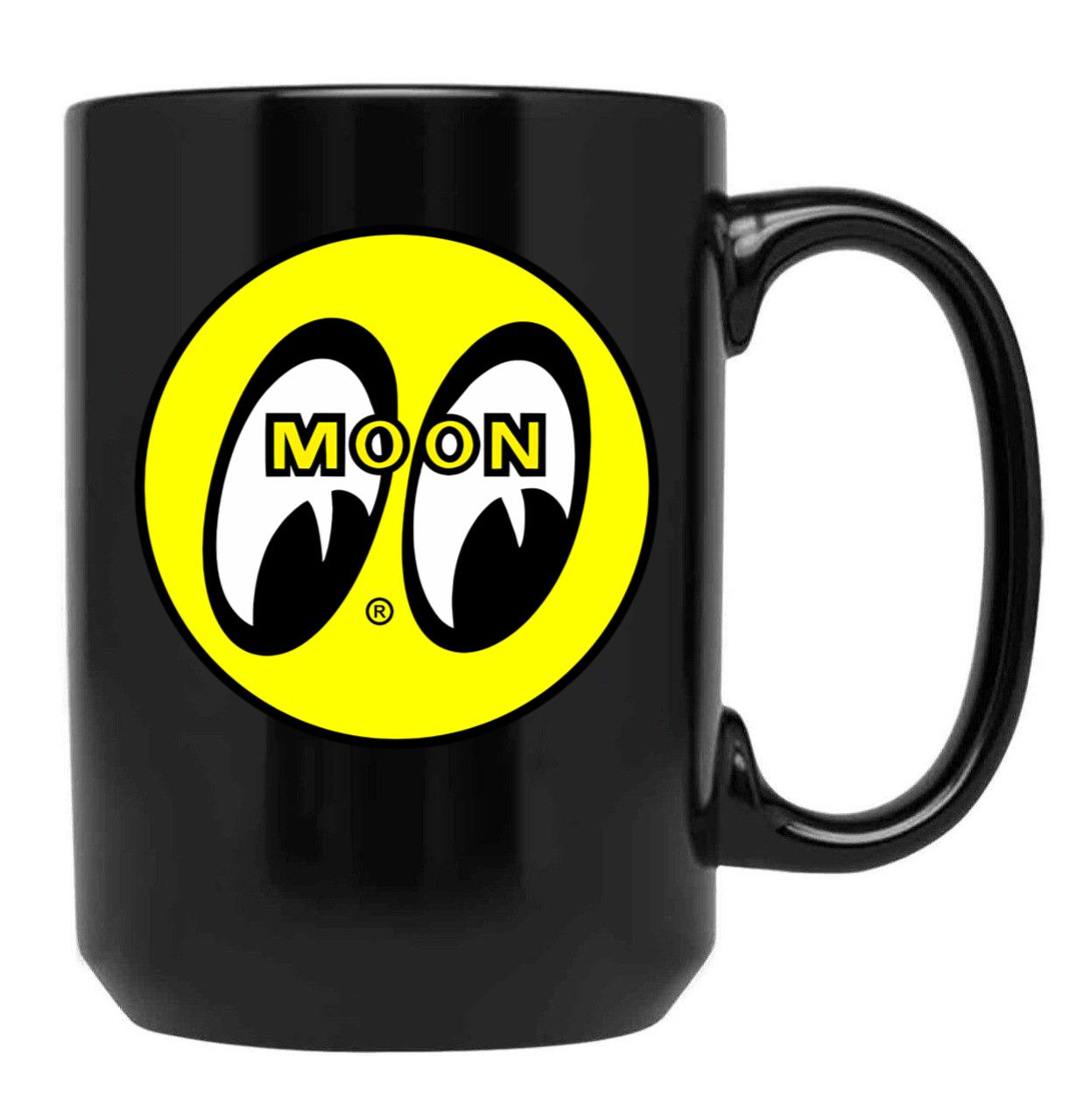 Moon Eyes Black Coffee Mug, Gift Coffee Mug