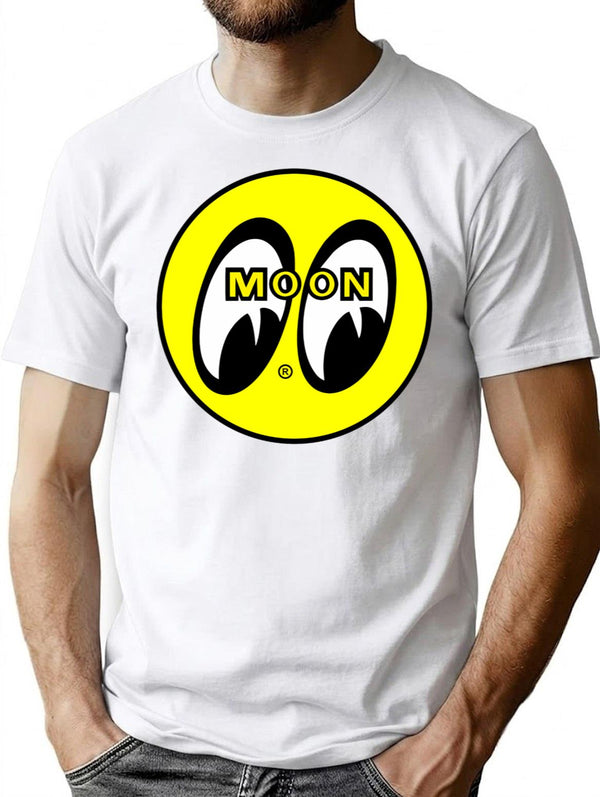 Moon Eyes Premium Heavyweight Cotton T-Shirt - White
