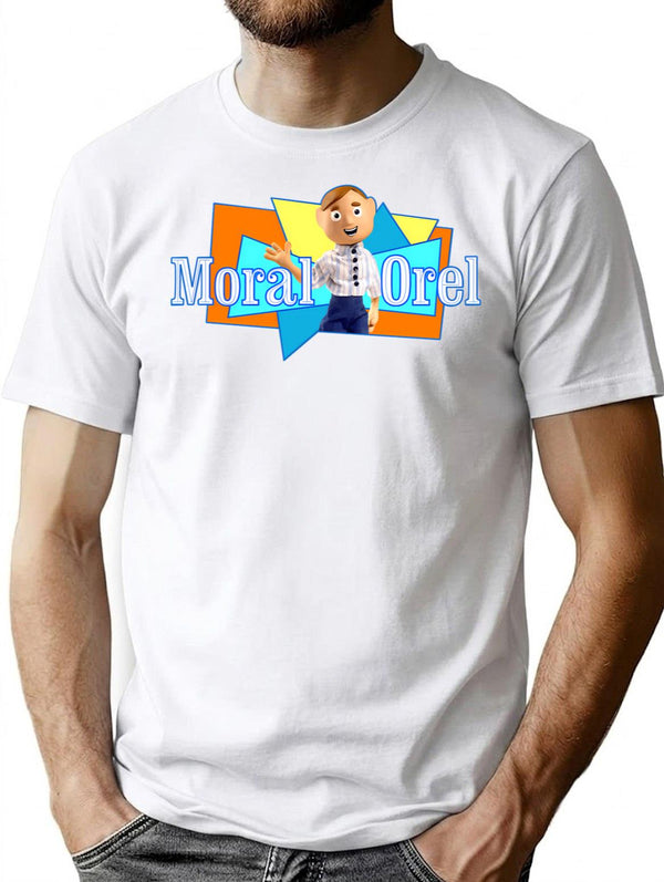 Moral Orel Logo T-Shirt for Men & Women, T-Shirts Graphic Tee - White