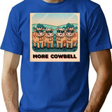 More Cowbell (1) T-Shirt for Men & Women, T-Shirts Graphic Tee - Blue