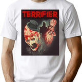 More Then Awesome Terrifier Movie Horror Art The Clown Poster Art Graphic For Fan T-Shirt for Men & Women, T-Shirts Graphic Tee - White