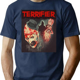 More Then Awesome Terrifier Movie Horror Art The Clown Poster Art Graphic For Fan T-Shirt for Men & Women, T-Shirts Graphic Tee - Navy