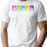 Mountaineer T-Shirt for Men & Women, T-Shirts Graphic Tee - White