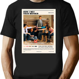 Movie Design Vintage T-Shirt for Men & Women, T-Shirts Graphic Tee - Black