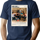 Movie Design Vintage T-Shirt for Men & Women, T-Shirts Graphic Tee - Navy
