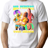Mr Perfect T-Shirt for Men & Women, T-Shirts Graphic Tee - White