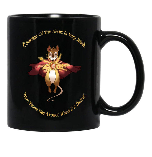 Mrs Brisby With Nicodemus'S Quote Black Coffee Mug, Gift Coffee Mug - Black