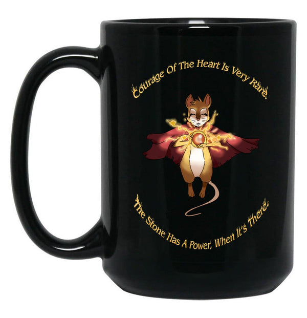 Mrs Brisby With Nicodemus'S Quote Black Coffee Mug, Gift Coffee Mug - Black