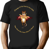 Mrs Brisby With Nicodemus'S Quote Premium Heavyweight Cotton T-Shirt - Black