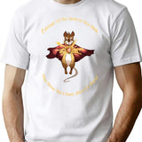 Mrs Brisby With Nicodemus'S Quote Premium Heavyweight Cotton T-Shirt - White