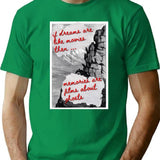 Mrs Potter'S Lullaby Design T-Shirt for Men & Women, T-Shirts Graphic Tee - Green