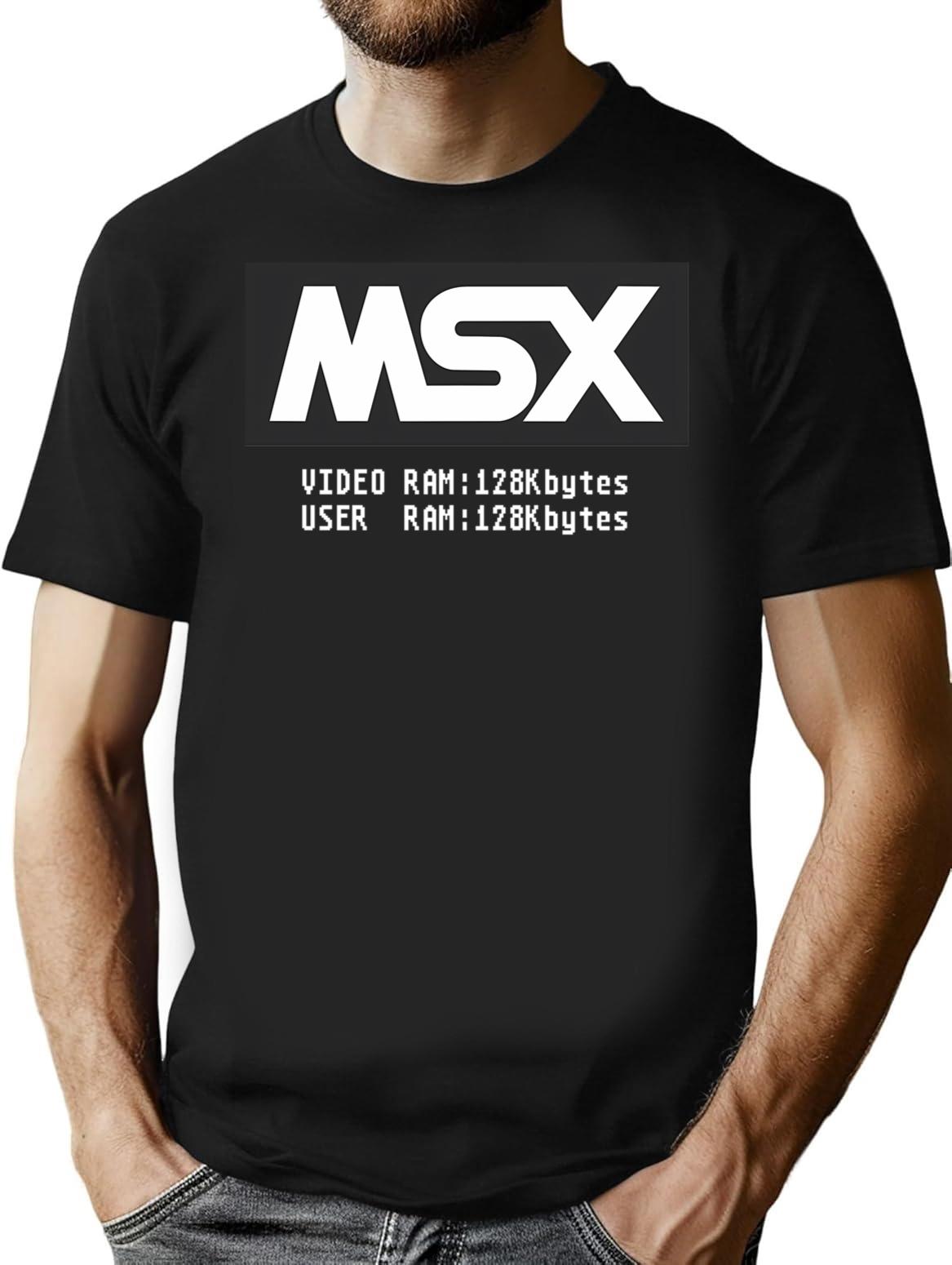 Msx Bios T-Shirt T-Shirt for Men & Women, T-Shirts Graphic Tee - Black