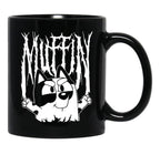 Muffin Death Metal Black Coffee Mug, Gift Coffee Mug - Black