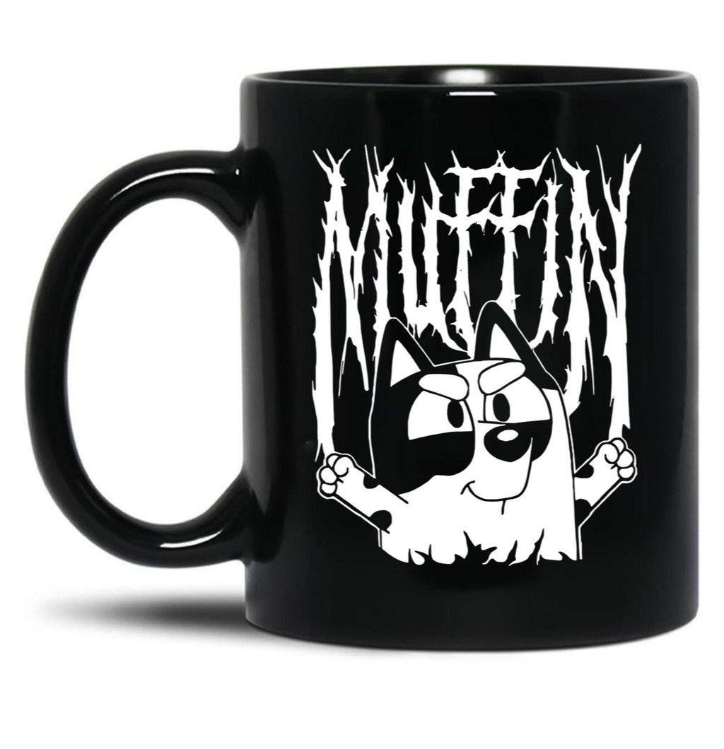 Muffin Death Metal Black Coffee Mug, Gift Coffee Mug