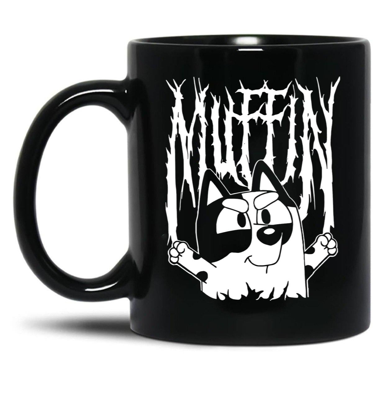 Muffin Death Metal Black Coffee Mug, Gift Coffee Mug