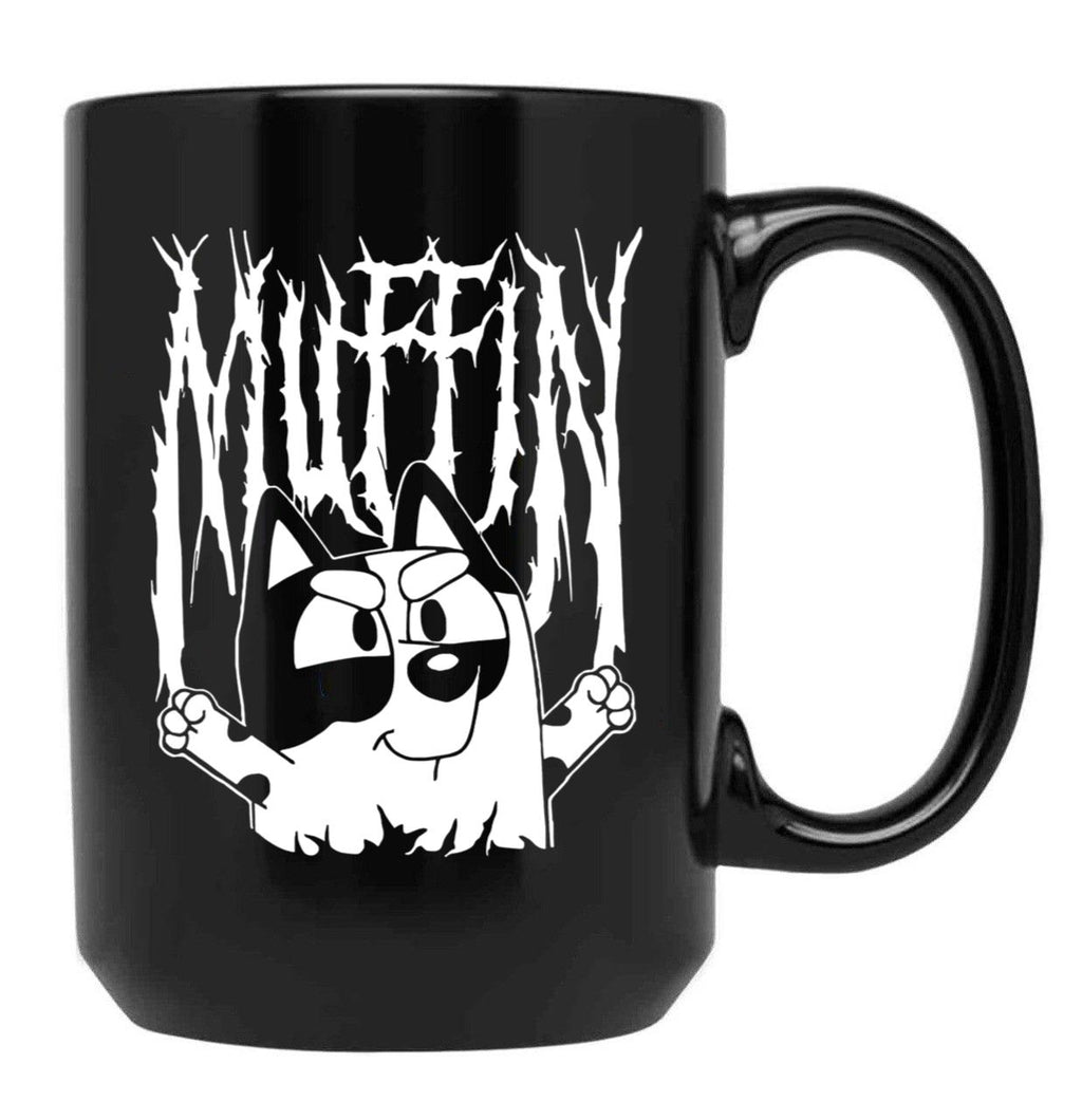 Muffin Death Metal Black Coffee Mug, Gift Coffee Mug