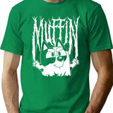 Muffin Death Metal Premium Heavyweight Cotton T-Shirt - Green